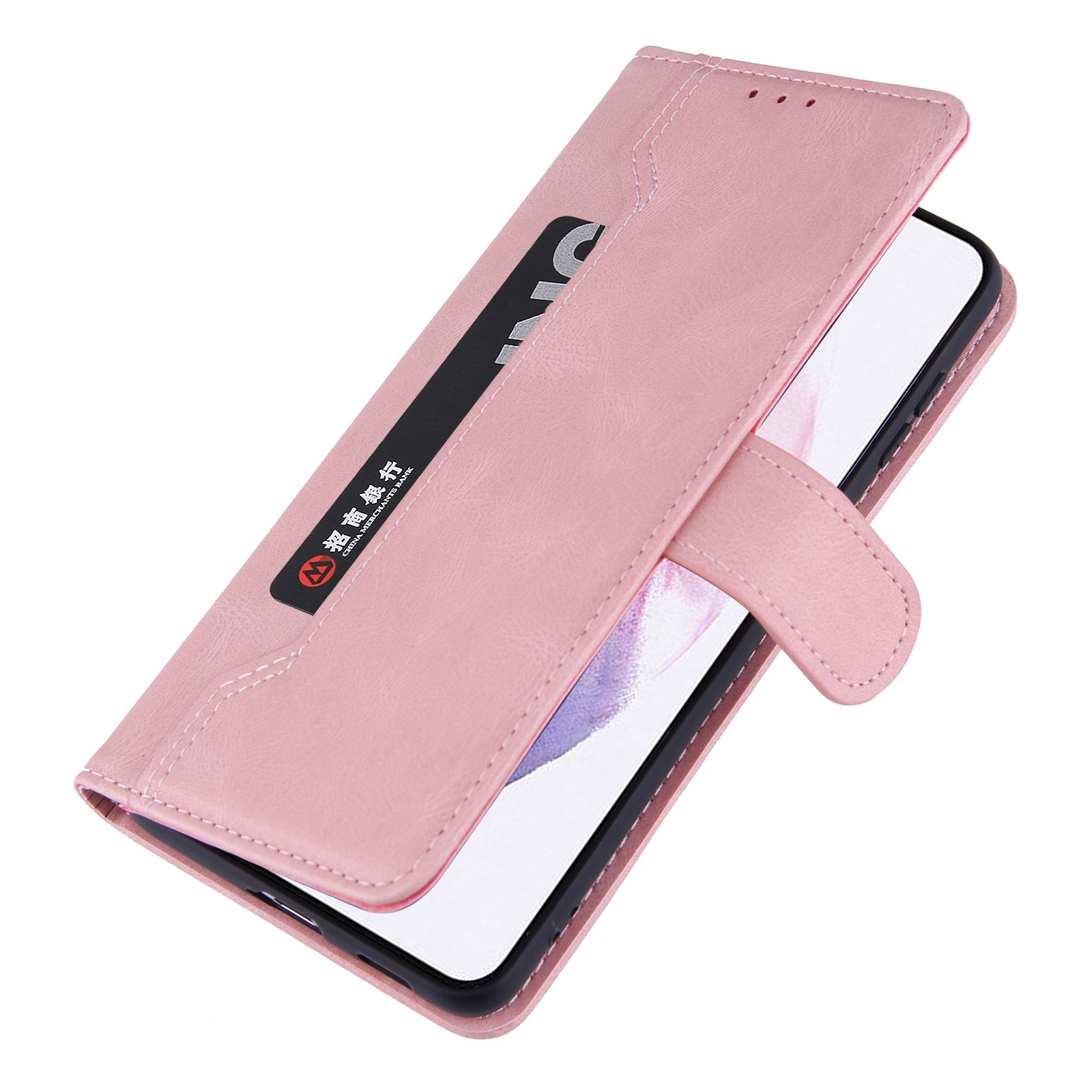 Stitching Wallet Phone Cover for Samsung Galaxy S23 PU Leather Outer Card Holder Phone Stand Case Stitching Wallet Phone Cover for Samsung Galaxy S23 PU Leather Outer Card Holder Phone Stand Case
